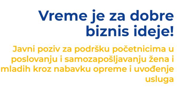 Vreme Je Za Dobre Biznis Ideje